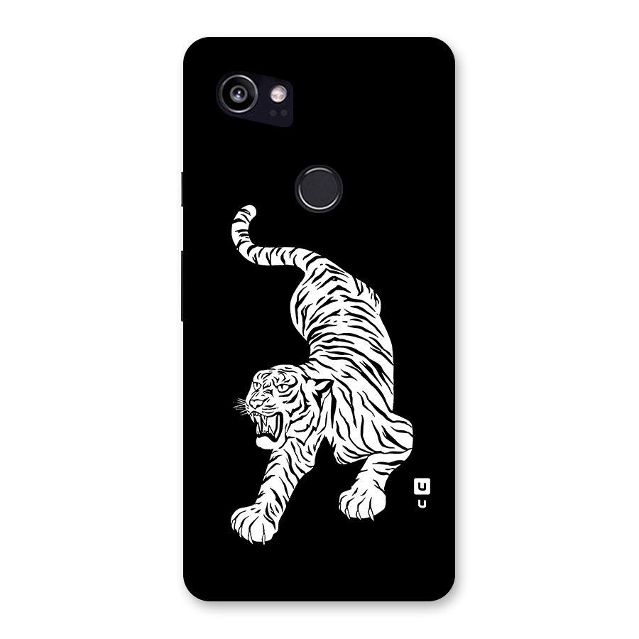 Bengal Tiger Stencil Art Back Case for Google Pixel 2 XL