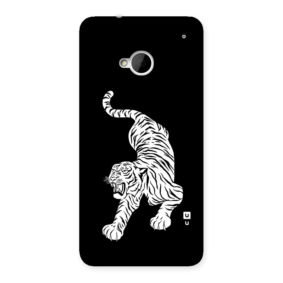 Bengal Tiger Stencil Art Back Case for HTC One M7
