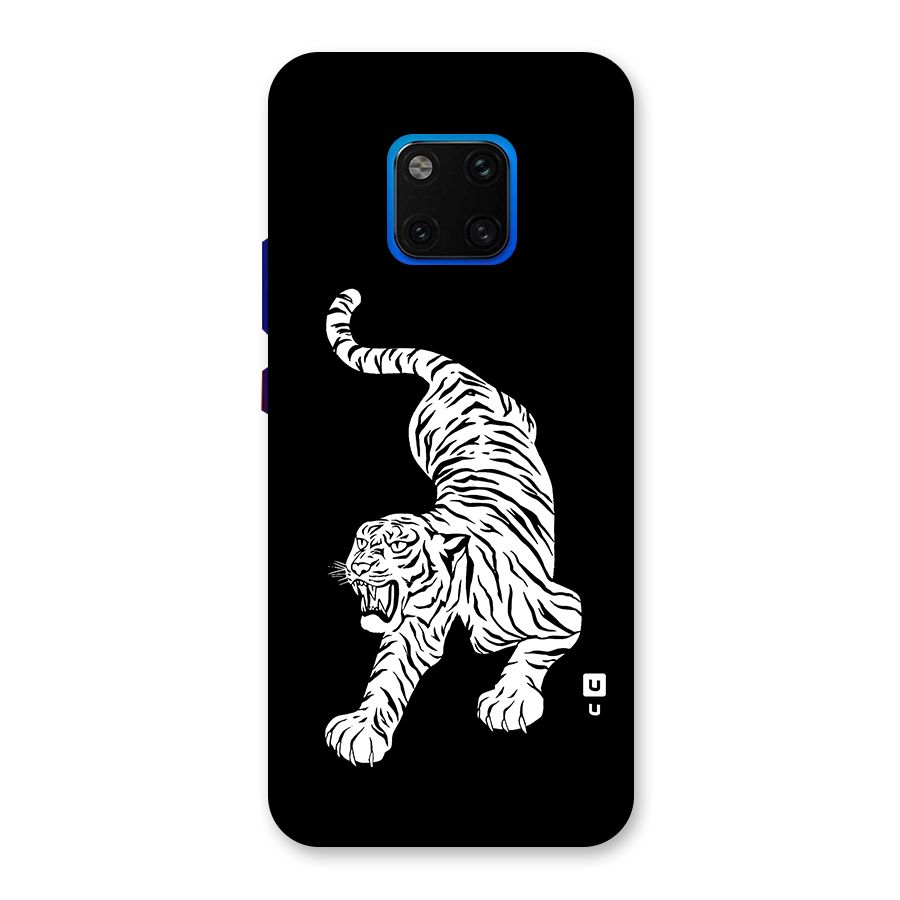 Bengal Tiger Stencil Art Back Case for Huawei Mate 20 Pro