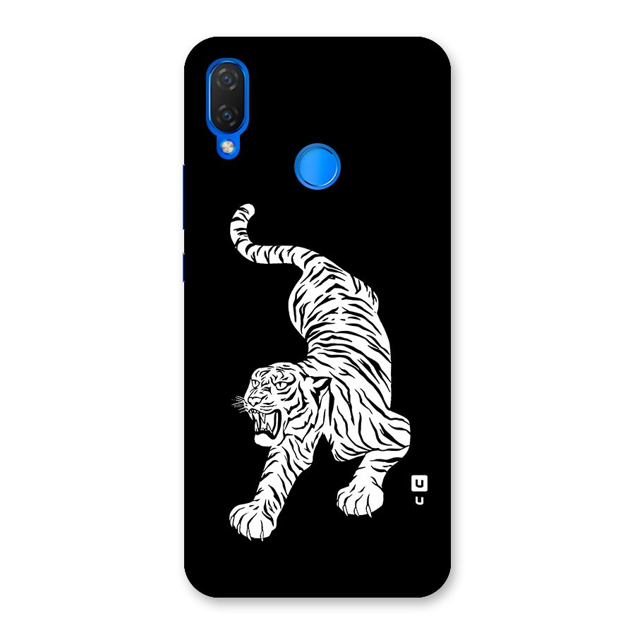 Bengal Tiger Stencil Art Back Case for Huawei P Smart+
