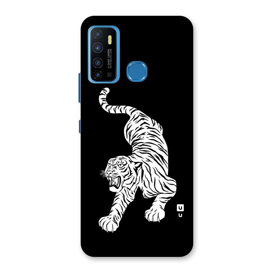 Bengal Tiger Stencil Art Back Case for Infinix Hot 9