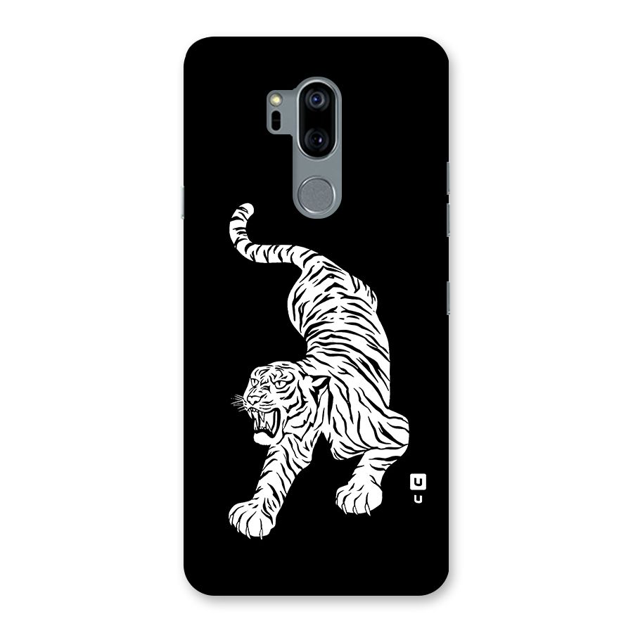 Bengal Tiger Stencil Art Back Case for LG G7