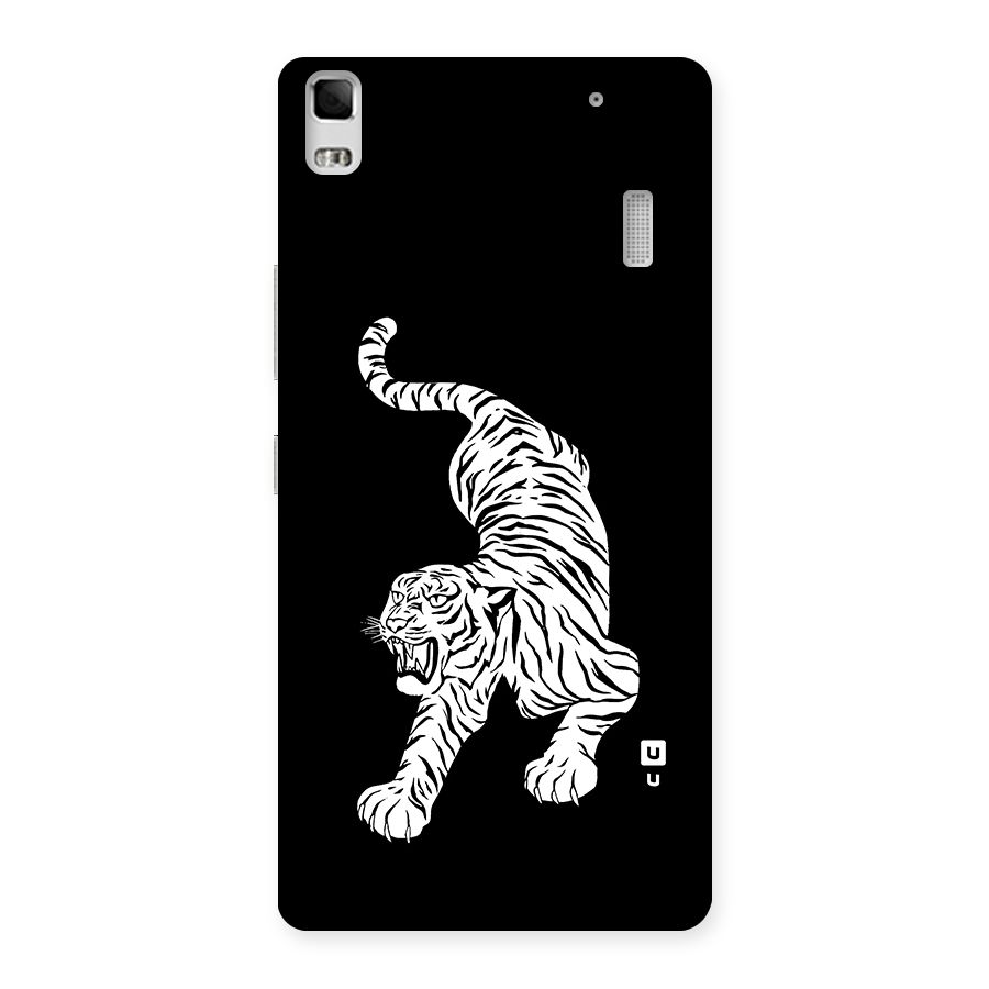 Bengal Tiger Stencil Art Back Case for Lenovo K3 Note