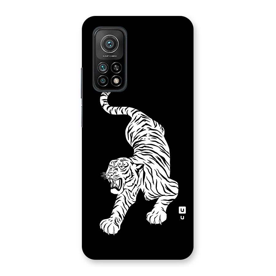 Bengal Tiger Stencil Art Back Case for Mi 10T Pro 5G