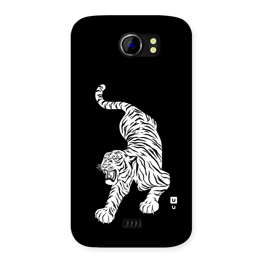 Bengal Tiger Stencil Art Back Case for Micromax Canvas 2 A110