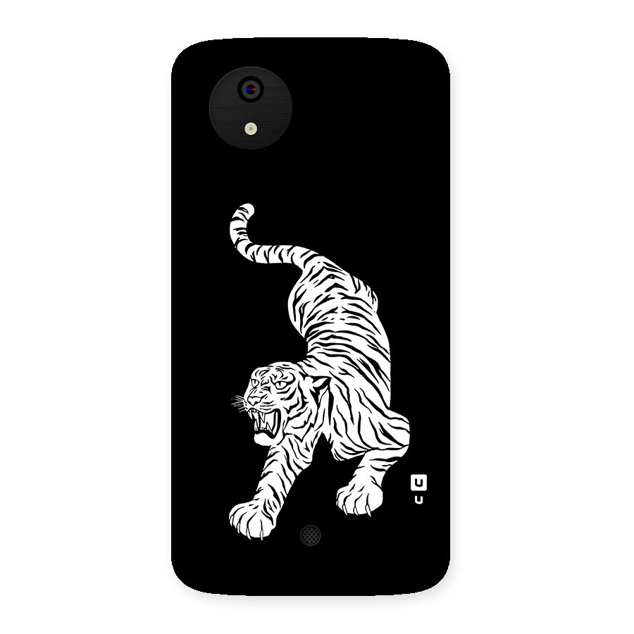 Bengal Tiger Stencil Art Back Case for Micromax Canvas A1