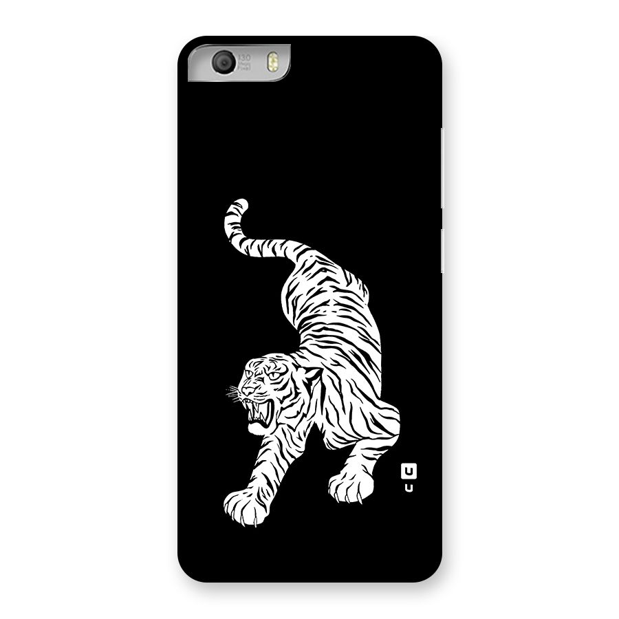 Bengal Tiger Stencil Art Back Case for Micromax Canvas Knight 2