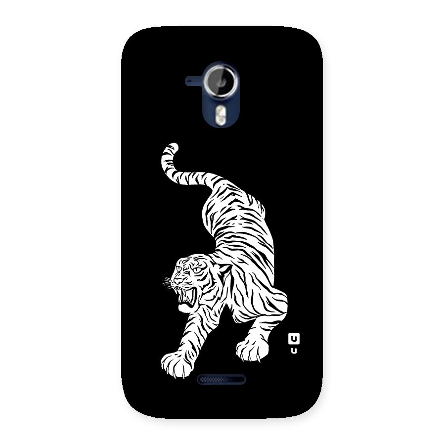 Bengal Tiger Stencil Art Back Case for Micromax Canvas Magnus A117