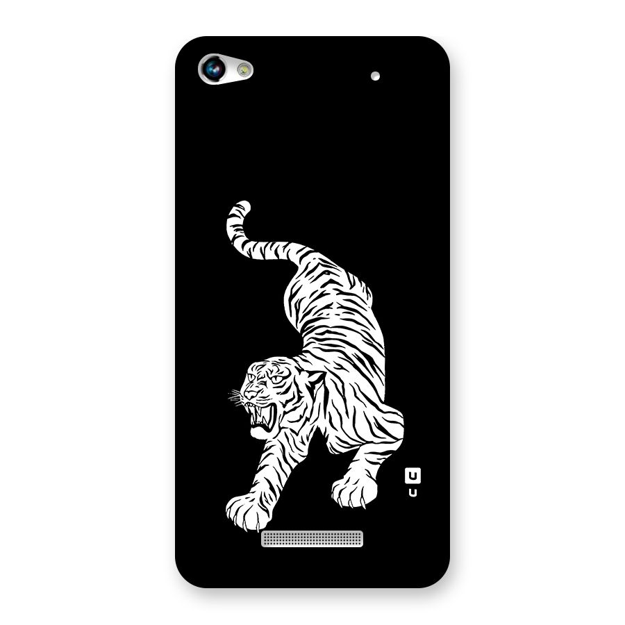 Bengal Tiger Stencil Art Back Case for Micromax Hue 2