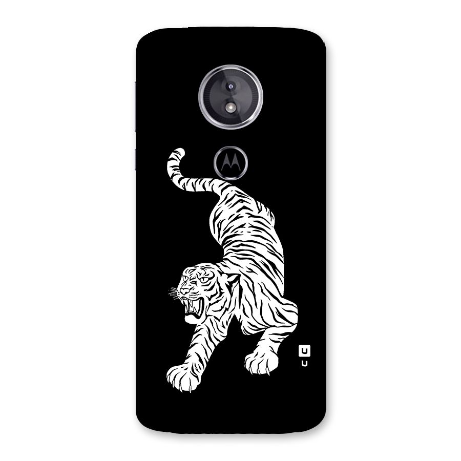 Bengal Tiger Stencil Art Back Case for Moto E5