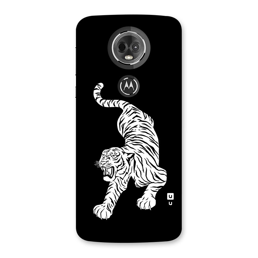 Bengal Tiger Stencil Art Back Case for Moto E5 Plus