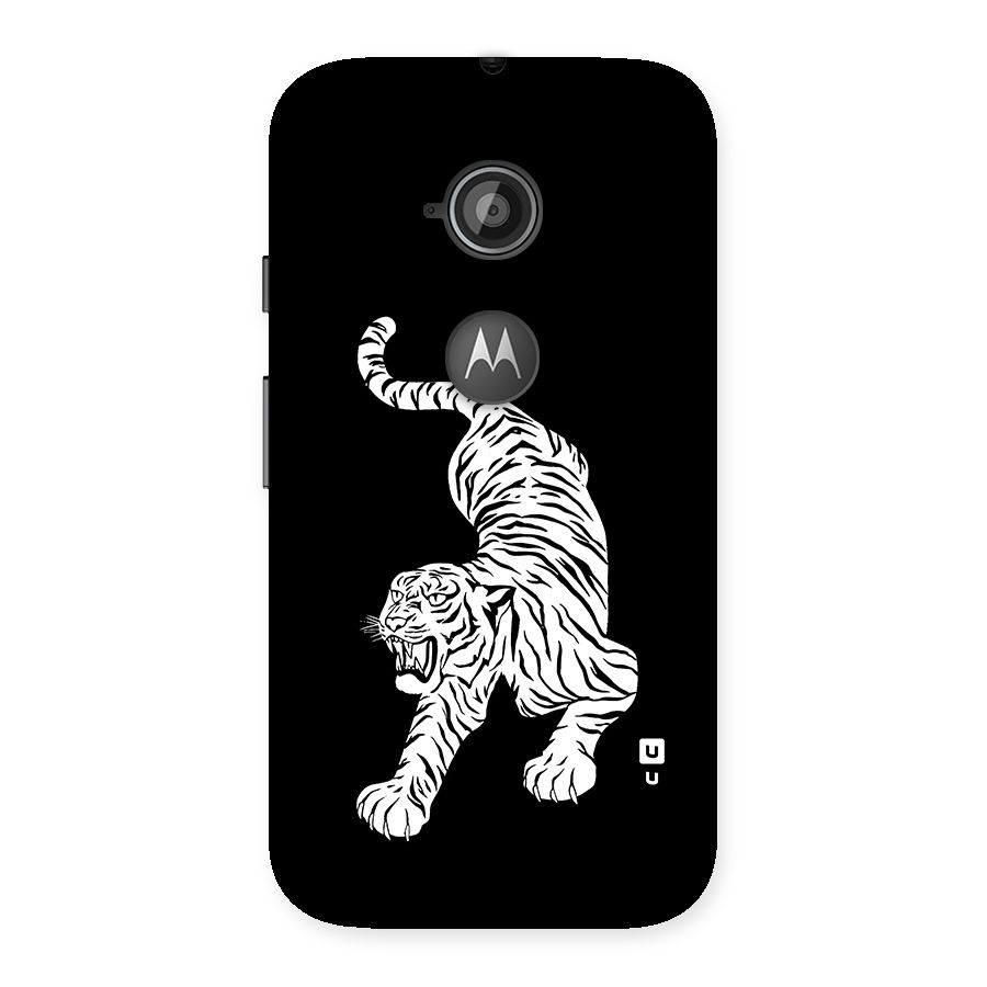 Bengal Tiger Stencil Art Back Case for Moto E 2nd Gen