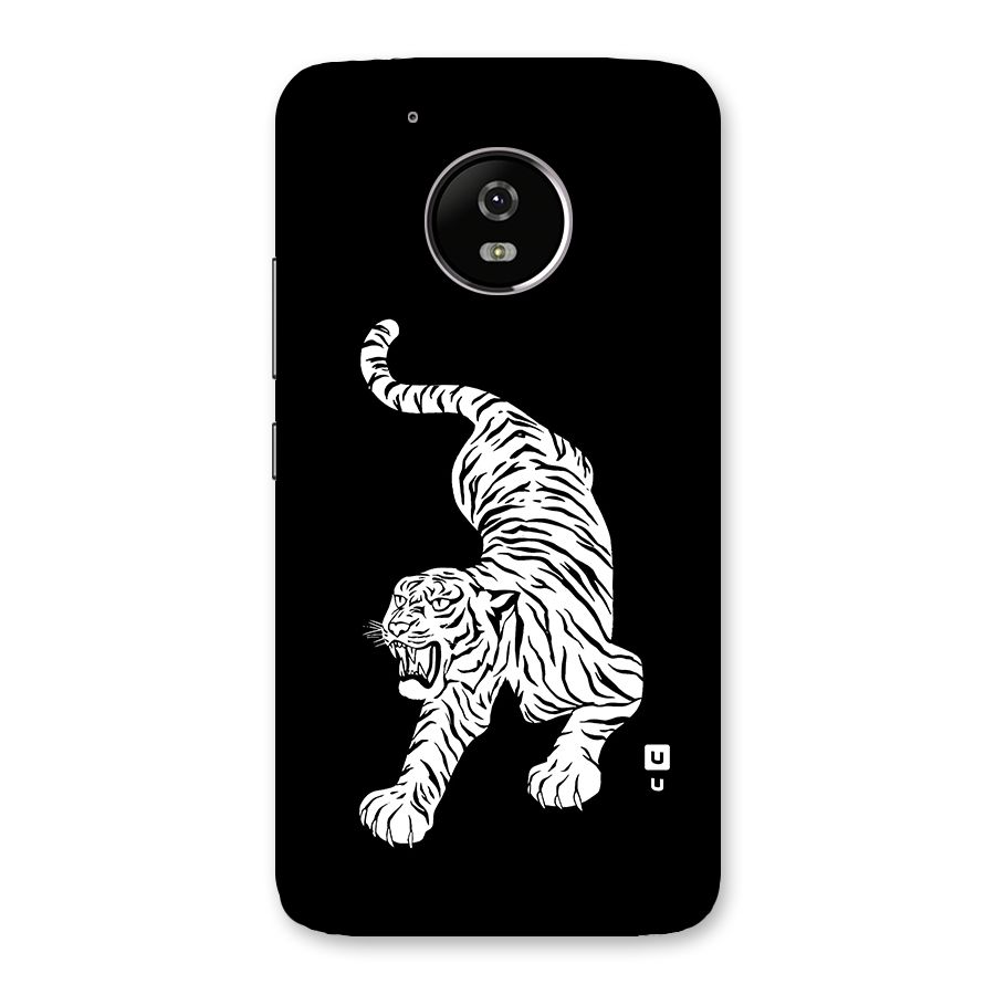 Bengal Tiger Stencil Art Back Case for Moto G5