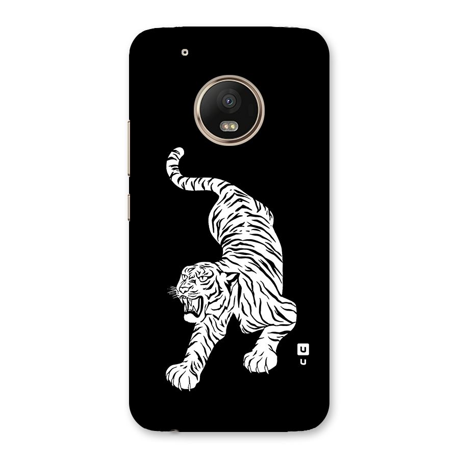Bengal Tiger Stencil Art Back Case for Moto G5 Plus