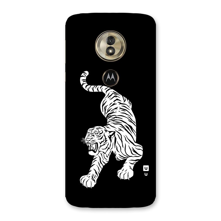 Bengal Tiger Stencil Art Back Case for Moto G6 Play