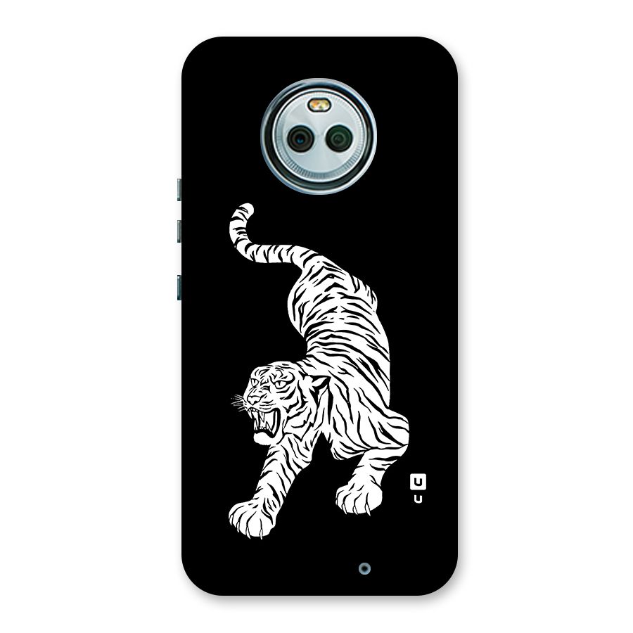 Bengal Tiger Stencil Art Back Case for Moto X4