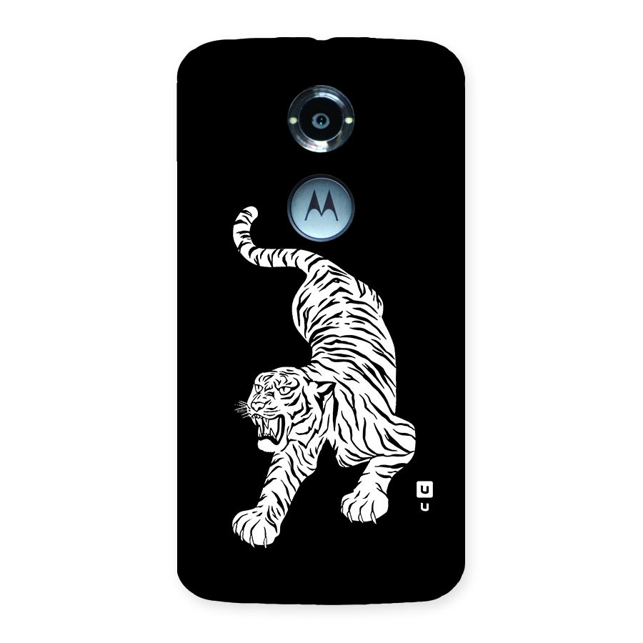 Bengal Tiger Stencil Art Back Case for Moto X 2nd Gen