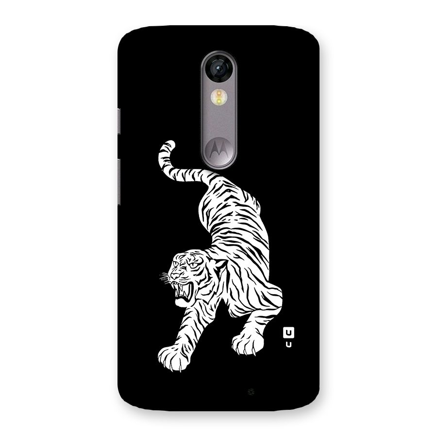 Bengal Tiger Stencil Art Back Case for Moto X Force