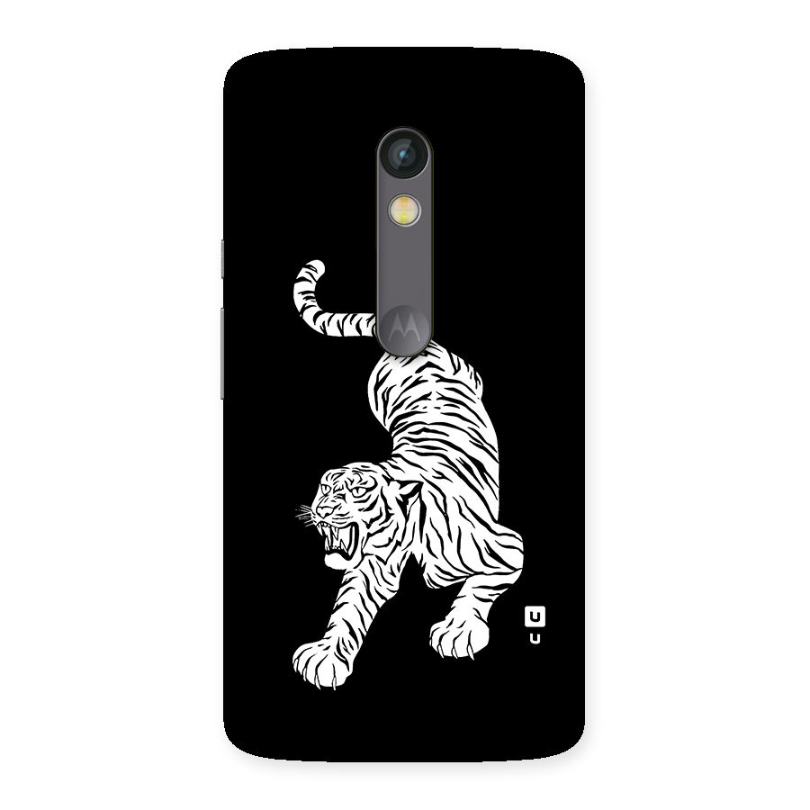 Bengal Tiger Stencil Art Back Case for Moto X Play