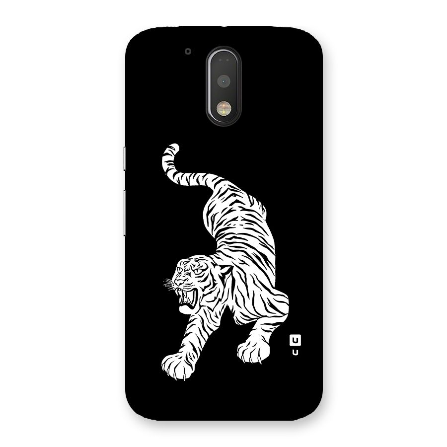 Bengal Tiger Stencil Art Back Case for Motorola Moto G4