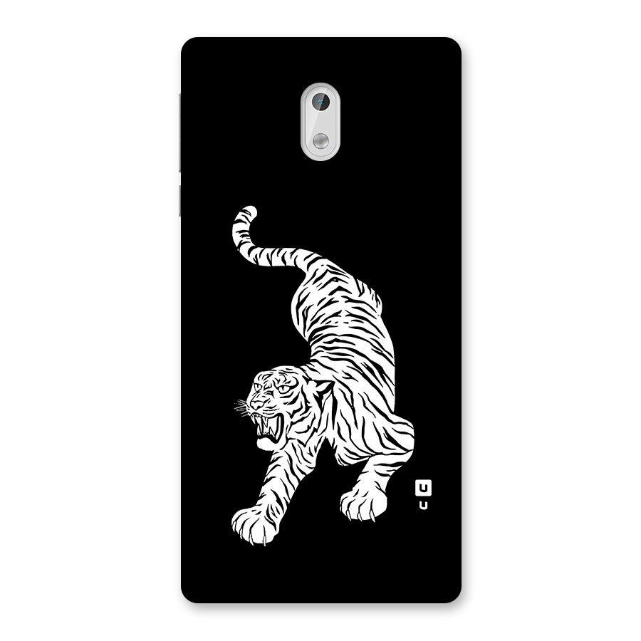 Bengal Tiger Stencil Art Back Case for Nokia 3
