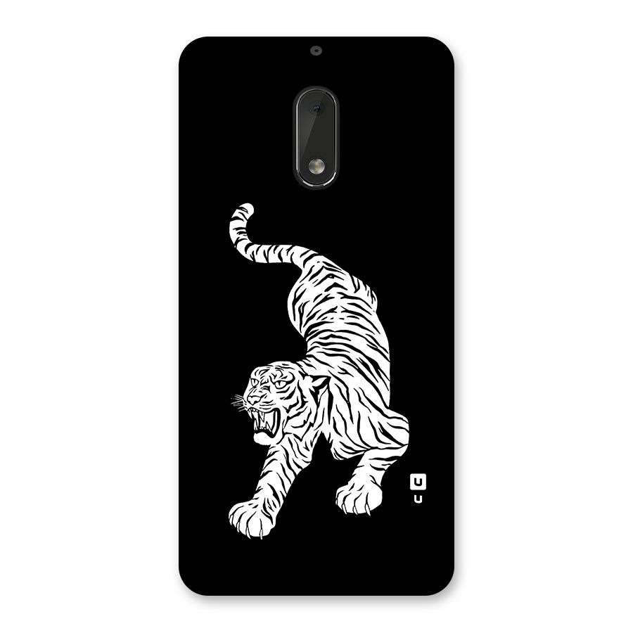Bengal Tiger Stencil Art Back Case for Nokia 6
