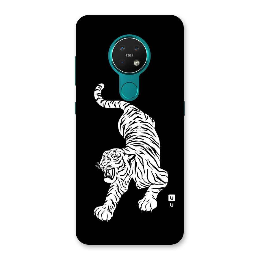 Bengal Tiger Stencil Art Back Case for Nokia 7.2