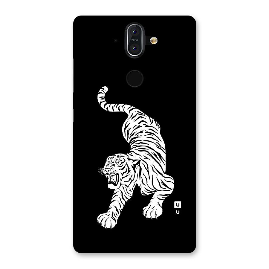Bengal Tiger Stencil Art Back Case for Nokia 8 Sirocco
