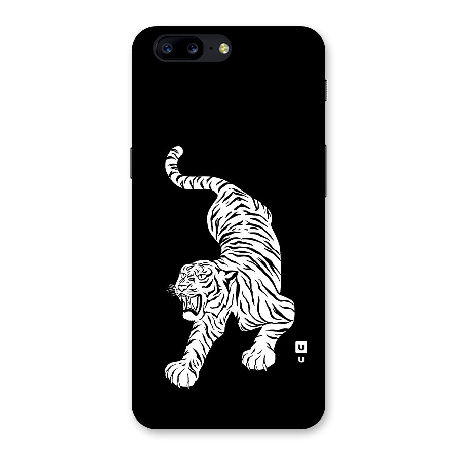 Bengal Tiger Stencil Art Back Case for OnePlus 5