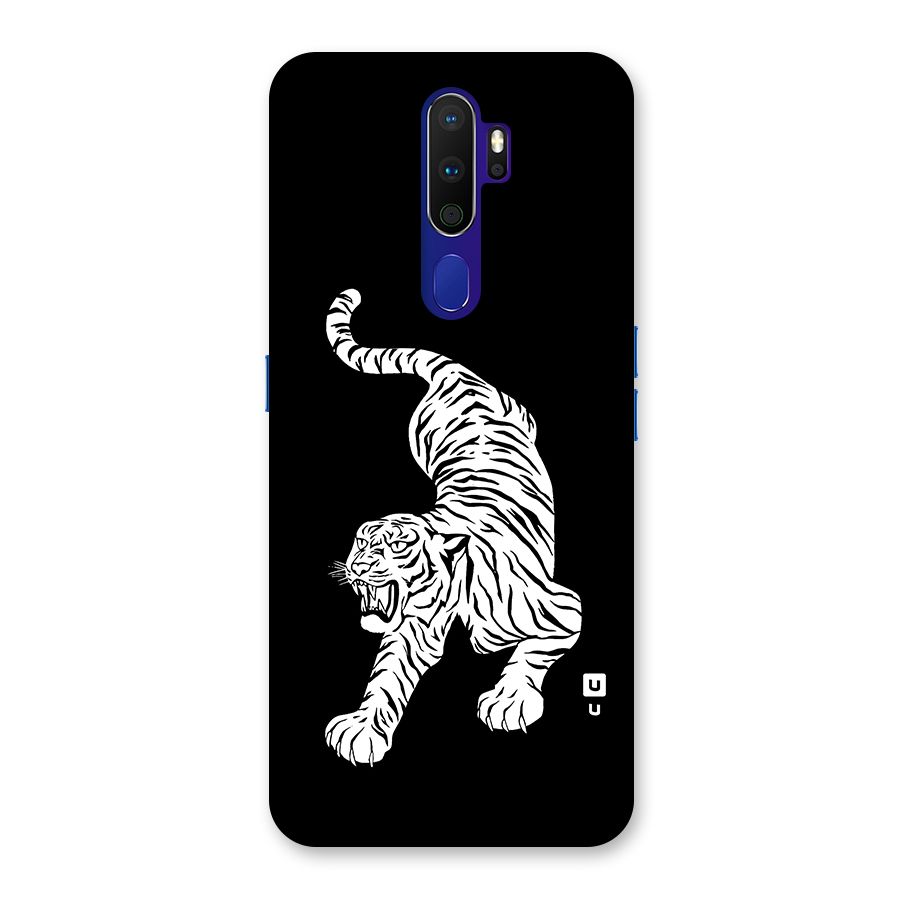 Bengal Tiger Stencil Art Back Case for Oppo A9 (2020)