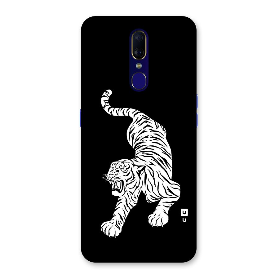 Bengal Tiger Stencil Art Back Case for Oppo F11