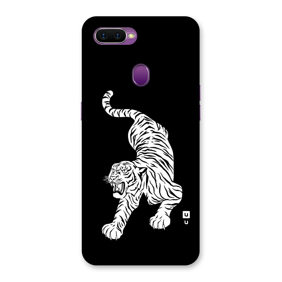 Bengal Tiger Stencil Art Back Case for Oppo F9