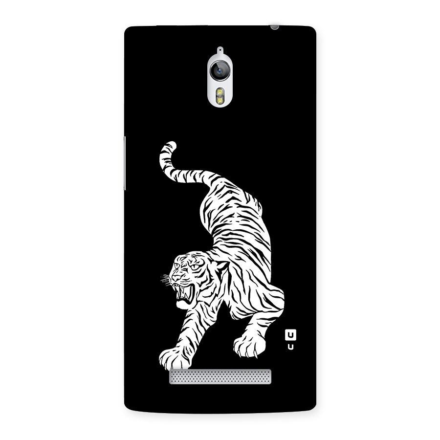 Bengal Tiger Stencil Art Back Case for Oppo Find 7