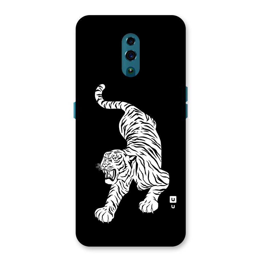 Bengal Tiger Stencil Art Back Case for Oppo Reno