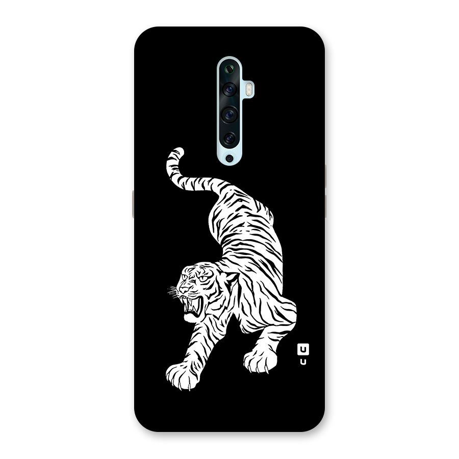 Bengal Tiger Stencil Art Back Case for Oppo Reno2 Z