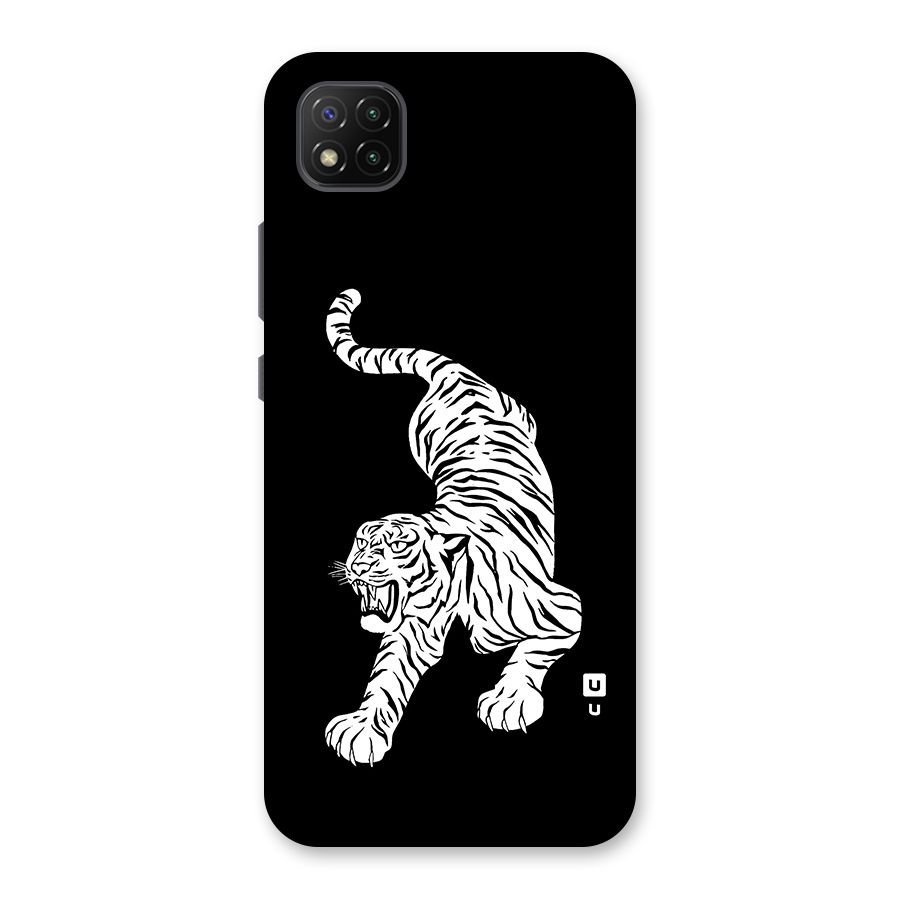 Bengal Tiger Stencil Art Back Case for Poco C3