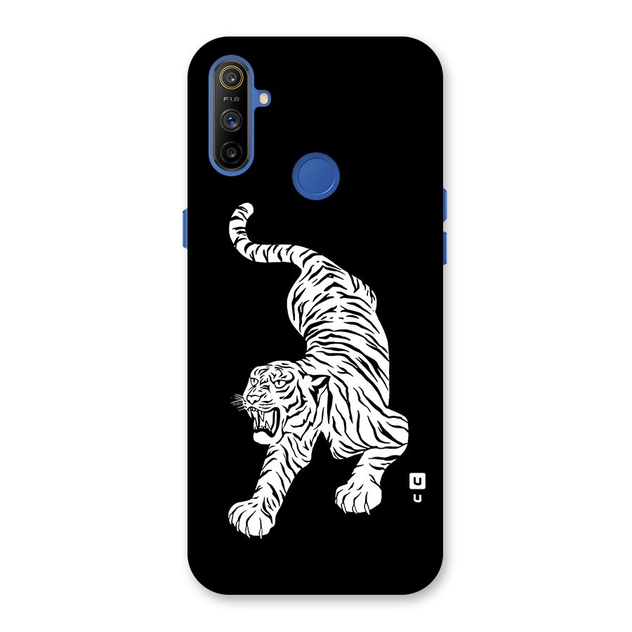 Bengal Tiger Stencil Art Back Case for Realme Narzo 10A
