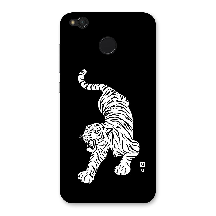 Bengal Tiger Stencil Art Back Case for Redmi 4