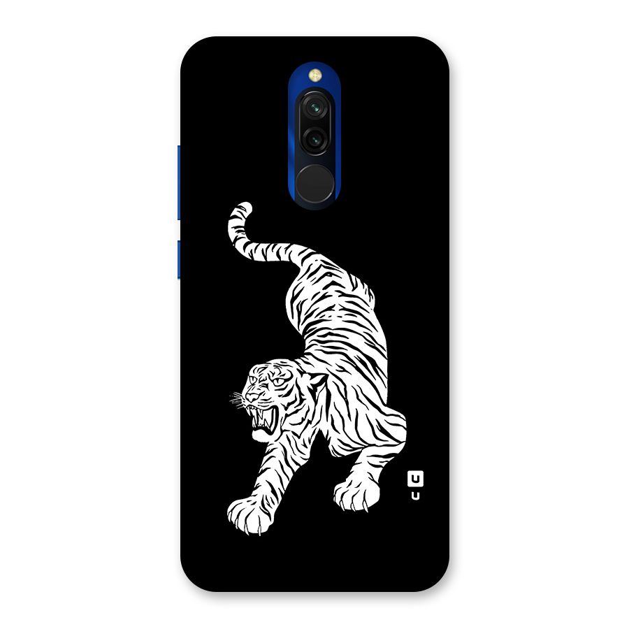 Bengal Tiger Stencil Art Back Case for Redmi 8
