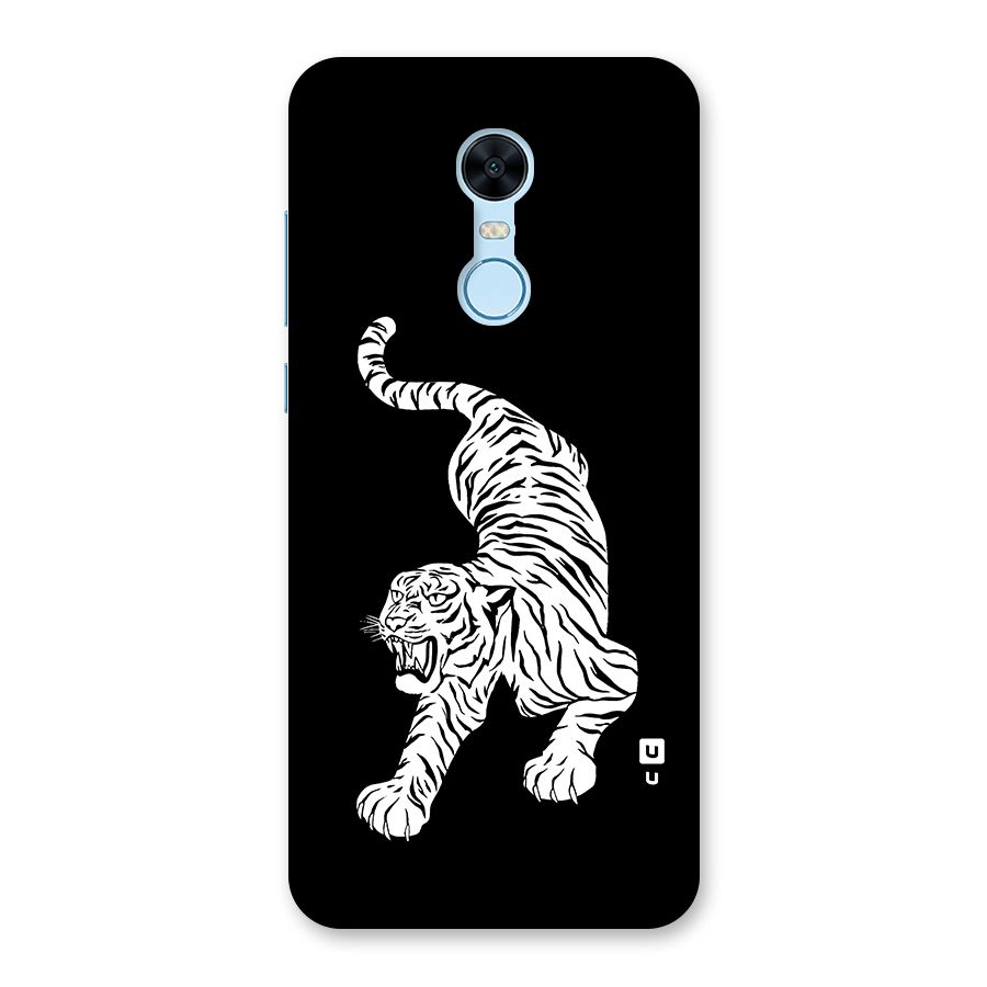 Bengal Tiger Stencil Art Back Case for Redmi Note 5