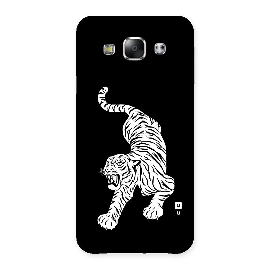 Bengal Tiger Stencil Art Back Case for Samsung Galaxy E5