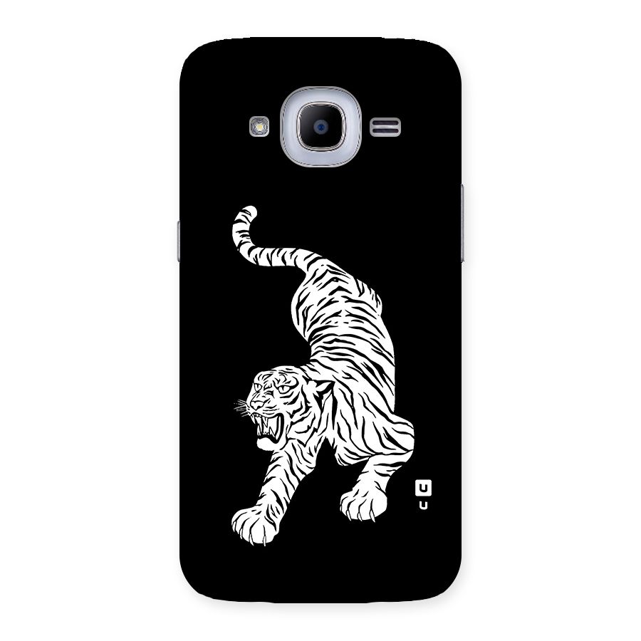 Bengal Tiger Stencil Art Back Case for Samsung Galaxy J2 Pro