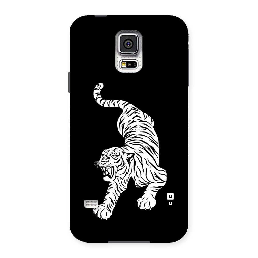 Bengal Tiger Stencil Art Back Case for Samsung Galaxy S5