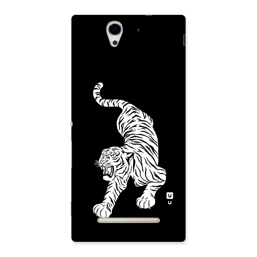 Bengal Tiger Stencil Art Back Case for Sony Xperia C3