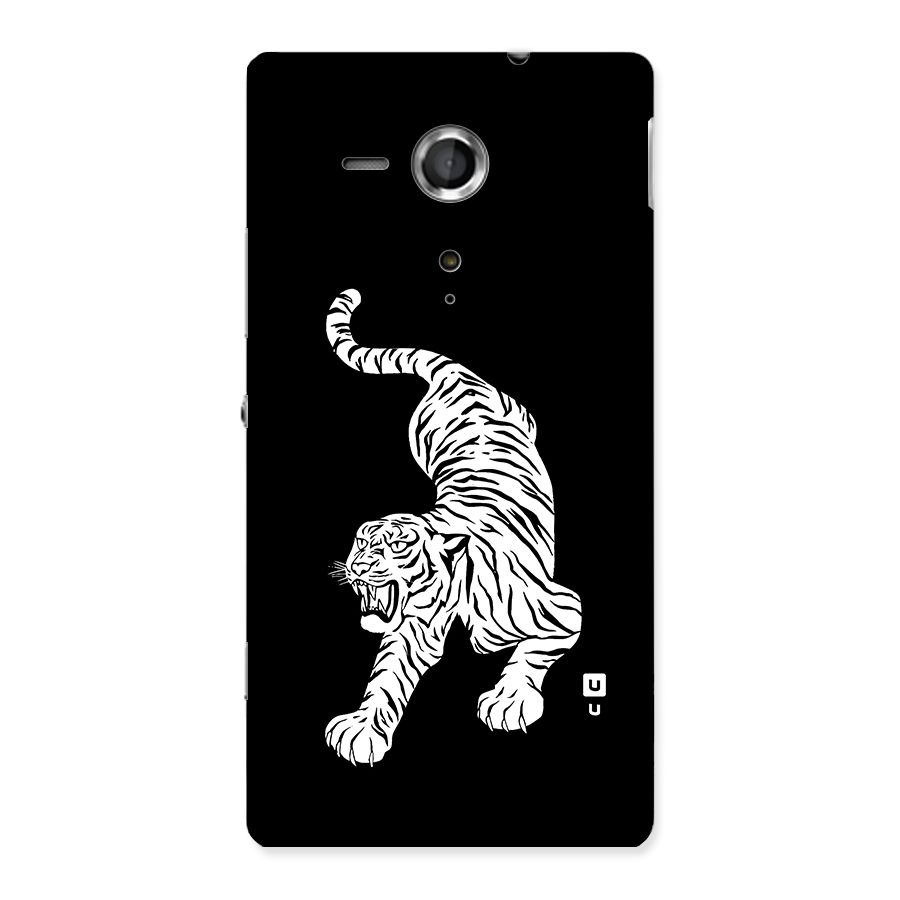 Bengal Tiger Stencil Art Back Case for Sony Xperia SP