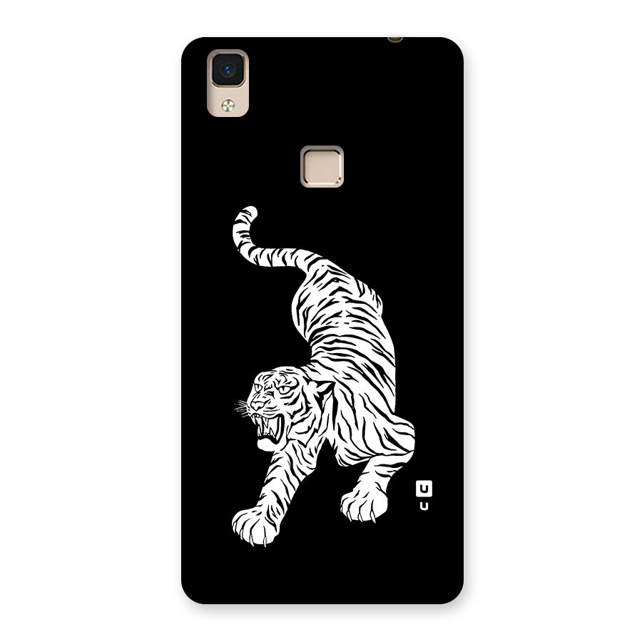 Bengal Tiger Stencil Art Back Case for V3 Max