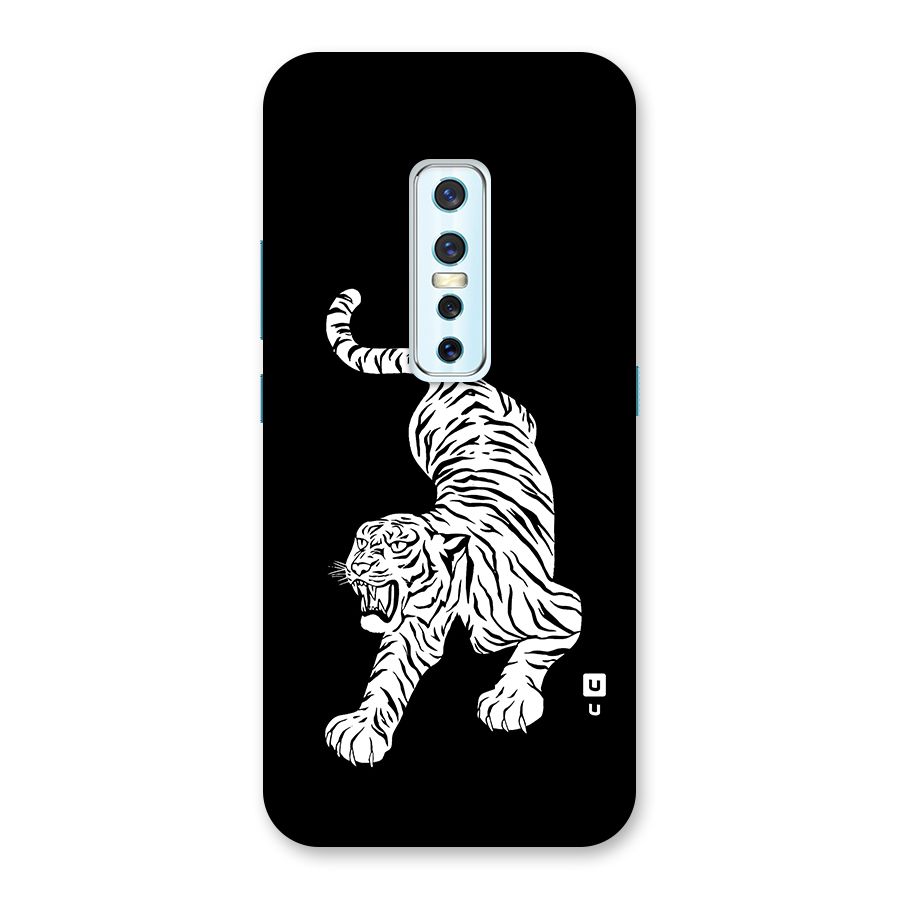 Bengal Tiger Stencil Art Back Case for Vivo V17 Pro