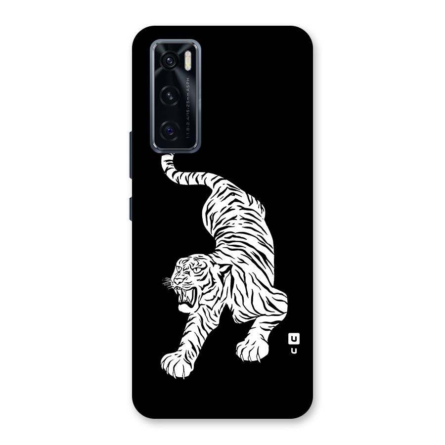 Bengal Tiger Stencil Art Back Case for Vivo V20 SE