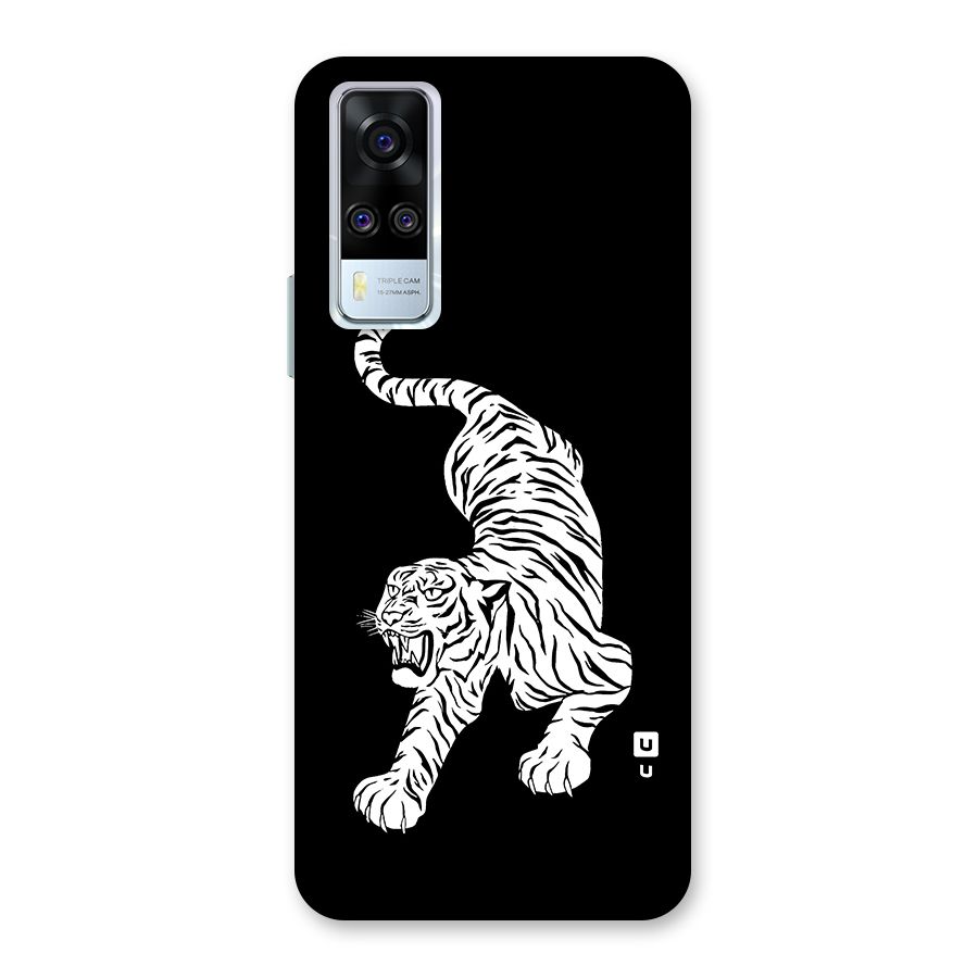 Bengal Tiger Stencil Art Back Case for Vivo Y31