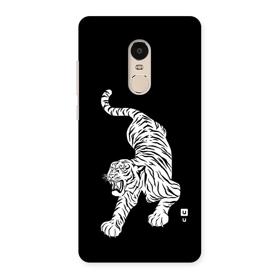 Bengal Tiger Stencil Art Back Case for Xiaomi Redmi Note 4